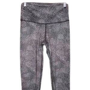 Aerie Chill Play Move Gray Printed Stretch Active Leggings XS